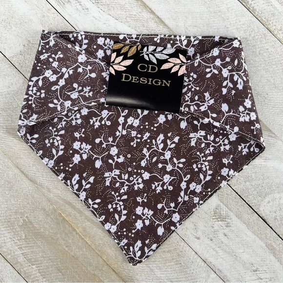 Brown floral bandana size small - Picture 2 of 2